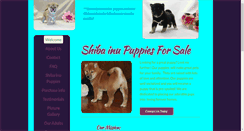 Desktop Screenshot of dakotashibas.com